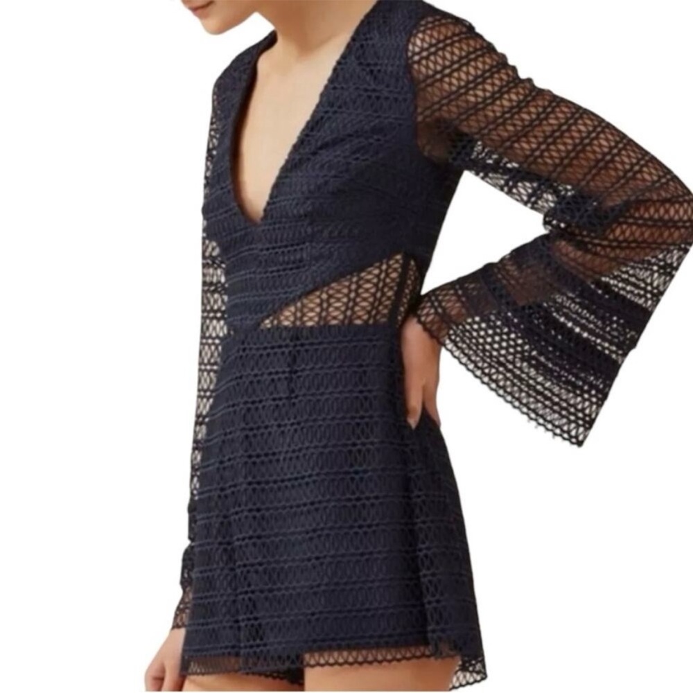 KEEPSAKE the Label All Night Lace Romper - Picture 2 of 10